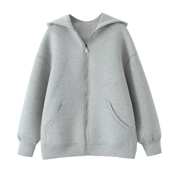 Women's Casual Hooded Jacket - Image 3