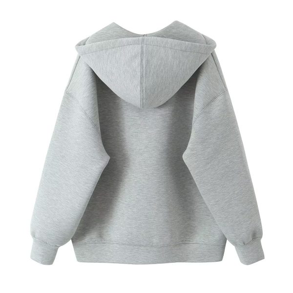 Women's Casual Hooded Jacket - Image 4