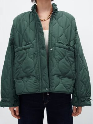 Cozy Autumn Quilted Hooded Jacket