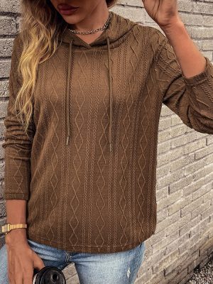 Women’s Solid Hooded Pullover