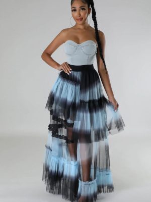 Women’s High Waist Tulle Skirt