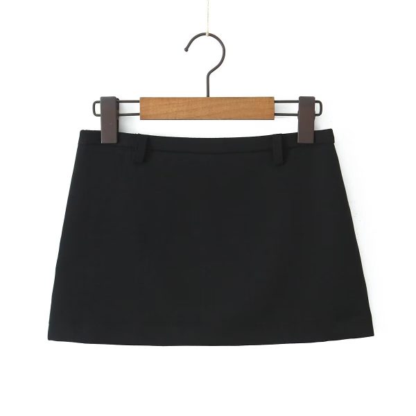 Low-Waist Slim Sheath Skirt - Image 2