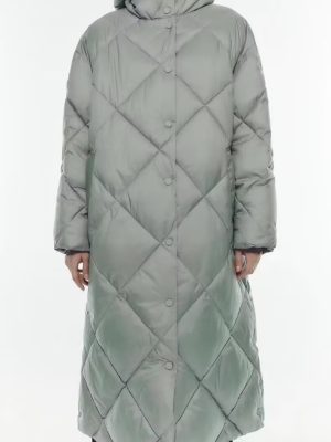 Women’s Hooded Diamond Lattice Coat