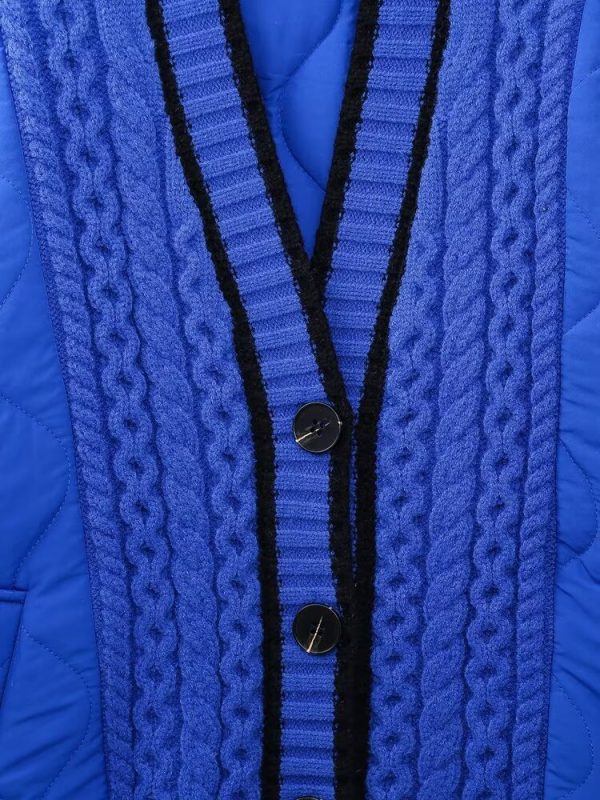 Elegant French Knit V-Neck Cardigan - Image 4