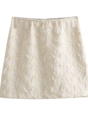 French High-Waist Mini Skirt