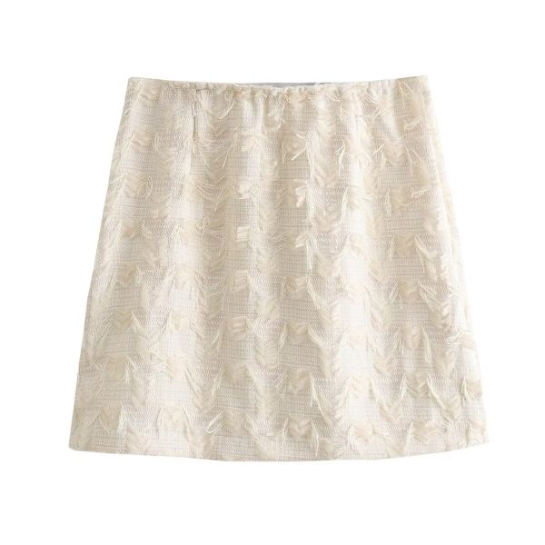 French High-Waist Mini Skirt - Image 2