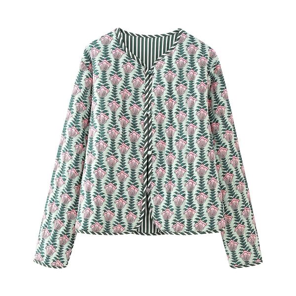 Trendy Winter Printed Cardigan Coat