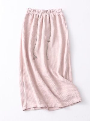 Mid Length Knitted Skirt