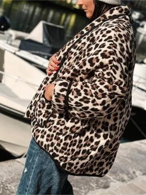 Women’s Animal Print Kimono Coat