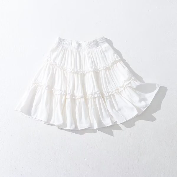 Ruffled Lace Skirt Pants