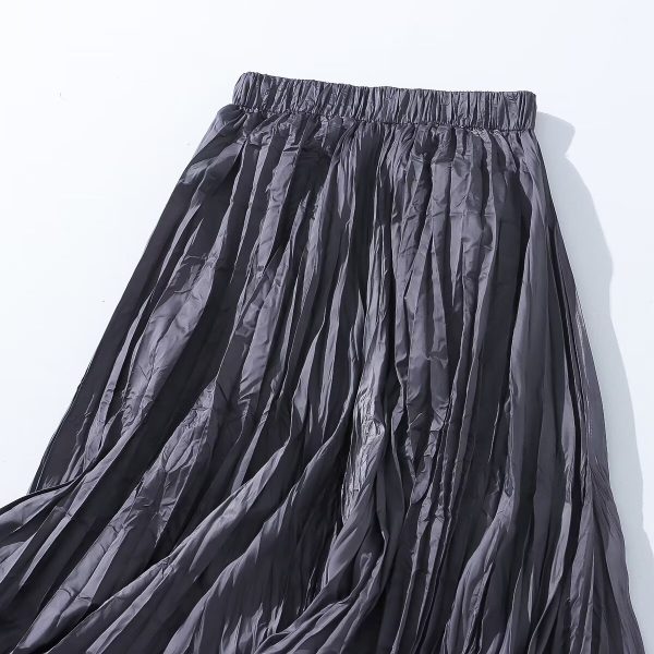 Casual High Waist A-Line Skirt - Image 4