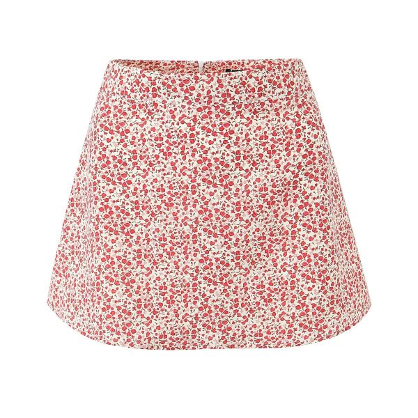 Summer Floral A-Line Skirt