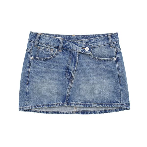 Summer Low-Waist Denim Mini Skirt - Image 2