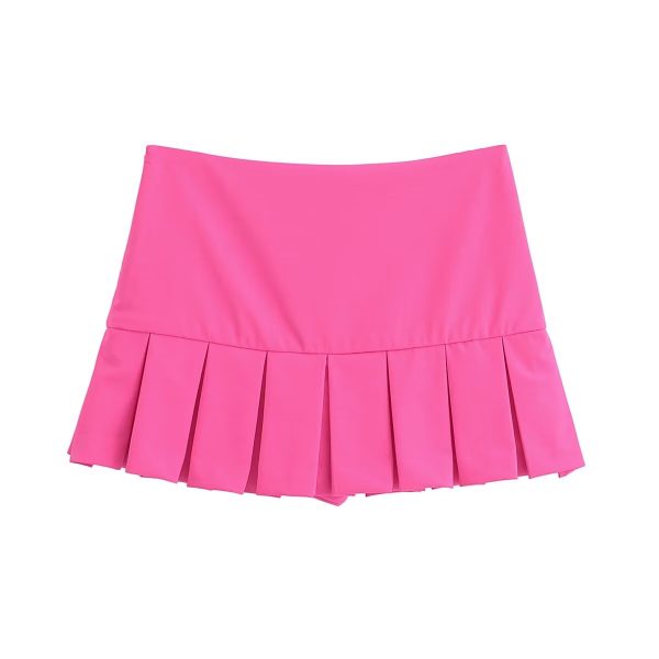 Street Style Pleated Pantskirt - Image 2