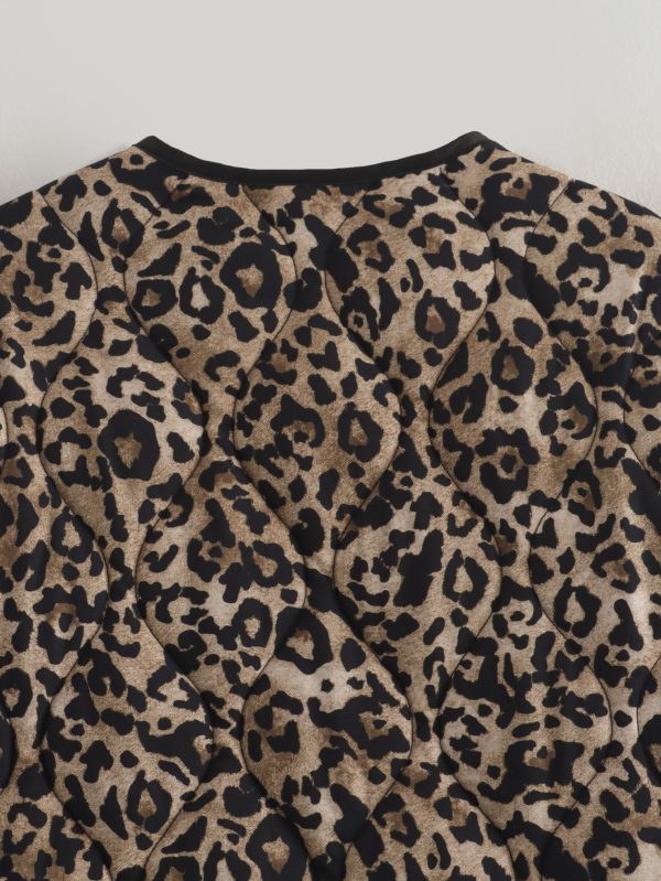 Vintage Animal Print Padded Jacket - Image 4