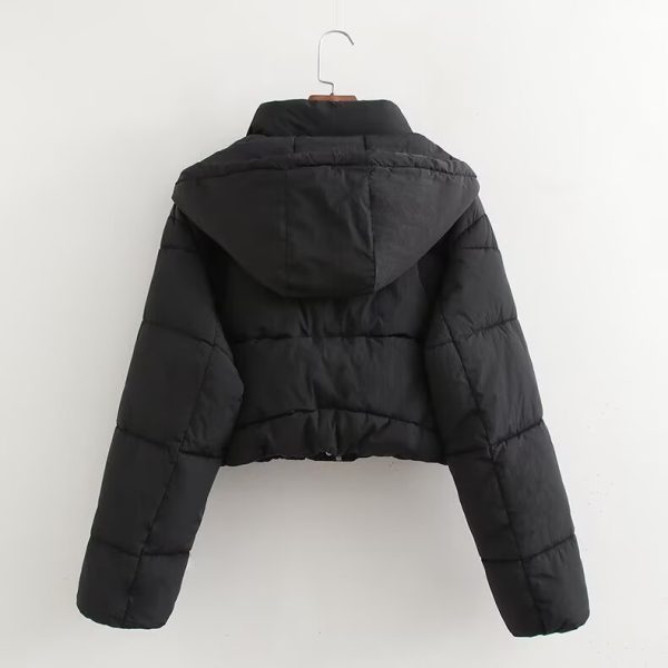 Simple Nylon Crepe Short Jacket - Image 2