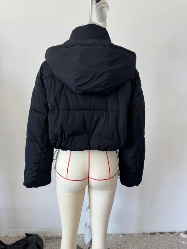 Simple Nylon Crepe Short Jacket - Image 3