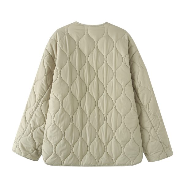 Loose Cotton Padded Jacket - Image 3