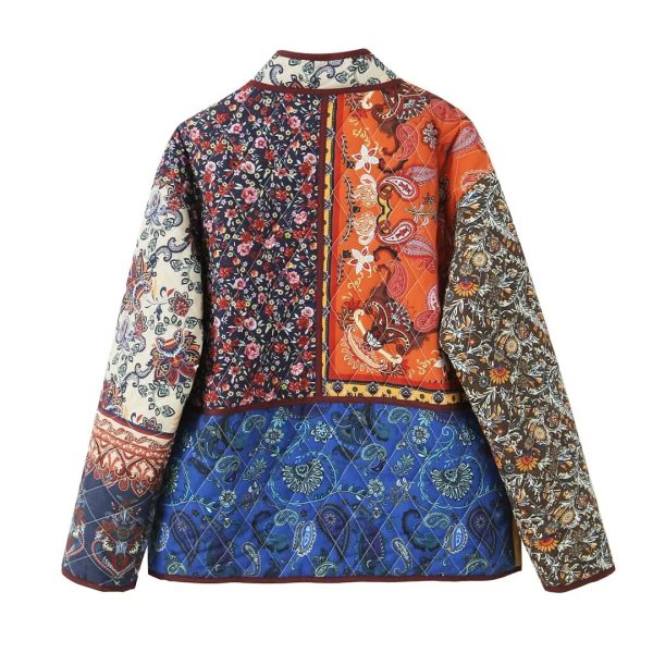 Fall Printed Loose Cotton Jacket - Image 2