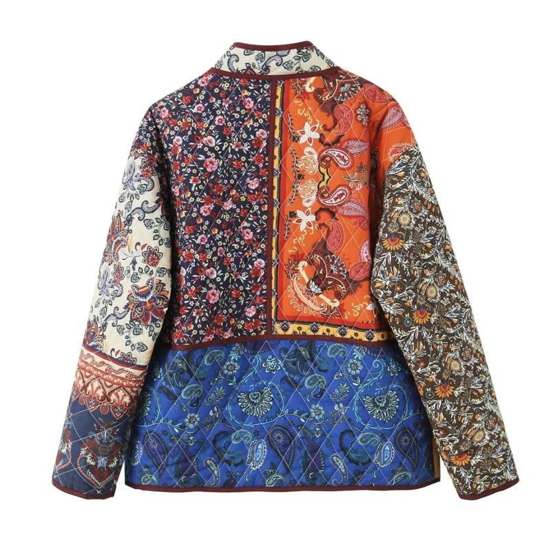 Fall Printed Loose Cotton Jacket - Image 2