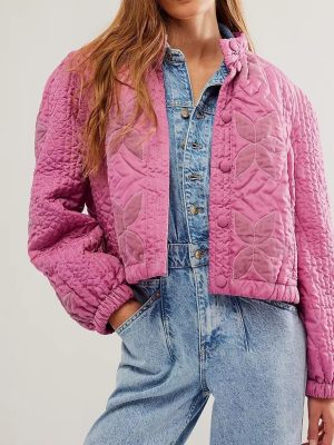 Stylish Quilted Embroidered Jacket