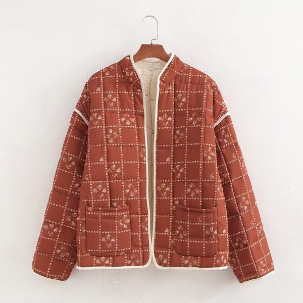 Printed Silk Line Cotton Jacket - Image 2