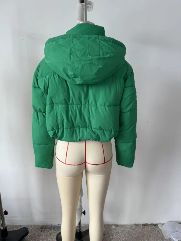 Winter Green Hand Plug Cotton Jacket - Image 4