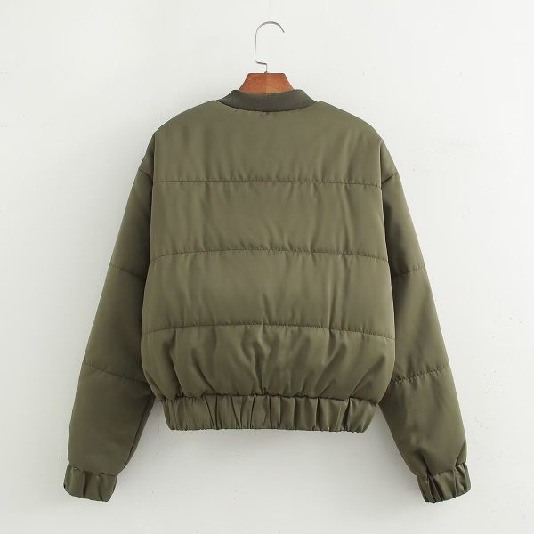 Army Green Double Pocket Jacket - Image 3