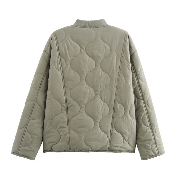 Comfy Quilted Retro Cotton Jacket - Image 2