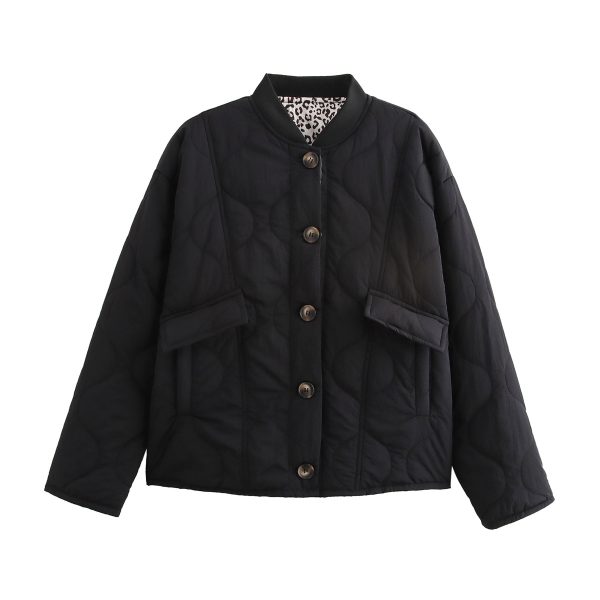 Comfy Quilted Retro Cotton Jacket - Image 3