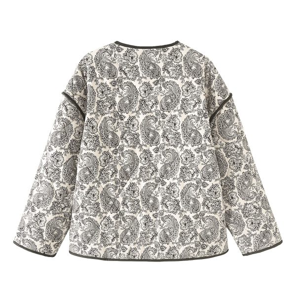 Printed Cotton Padded Coat - Image 3