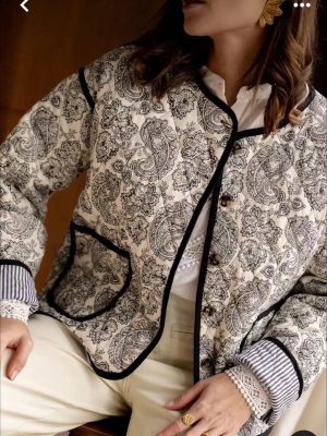 Printed Cotton Padded Coat