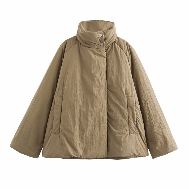 Winter Fashion Cotton Cape Coat