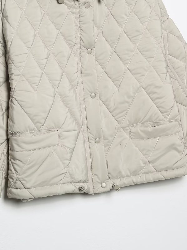 Fall Stand Collar Hooded Jacket - Image 2