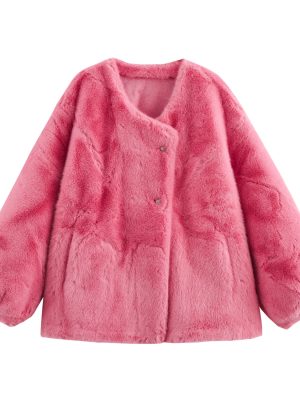 Women’s Lantern Sleeve Furry Jacket