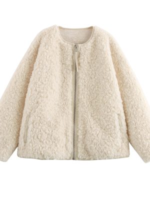 Women’s French Style Faux Fur Jacket