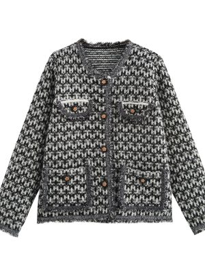 Women’s Tassel Woven Knitted Coat