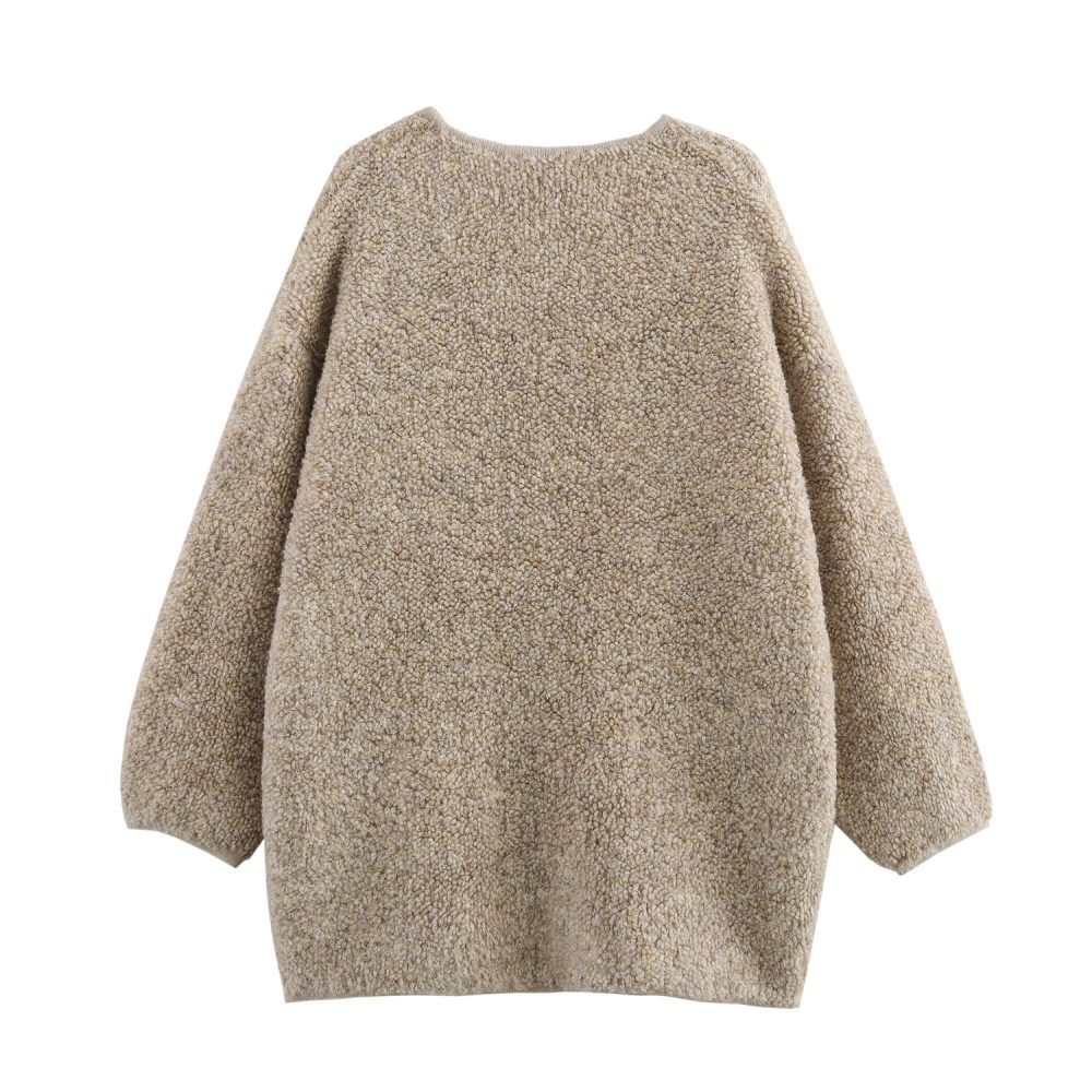Women's Thick Knitted Cardigan - Image 2