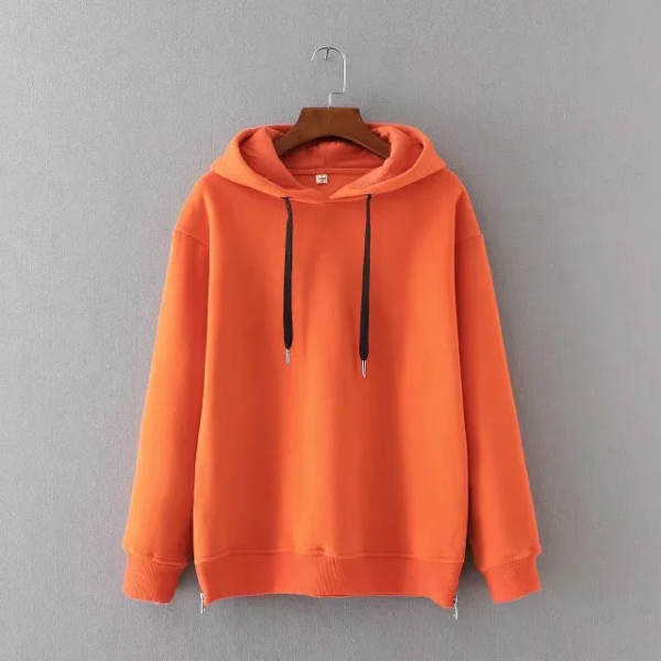 Women's Loose Zipper Sweatshirt