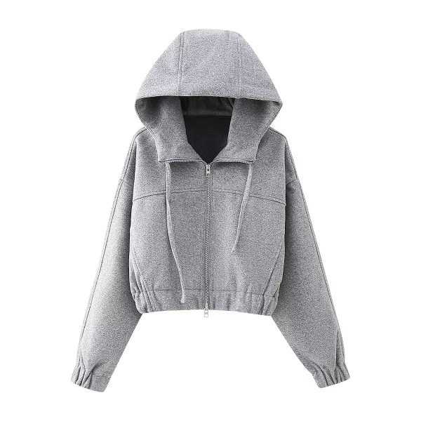 Women's Stylish Short Hoodie - Image 3