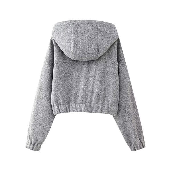 Women's Stylish Short Hoodie - Image 4