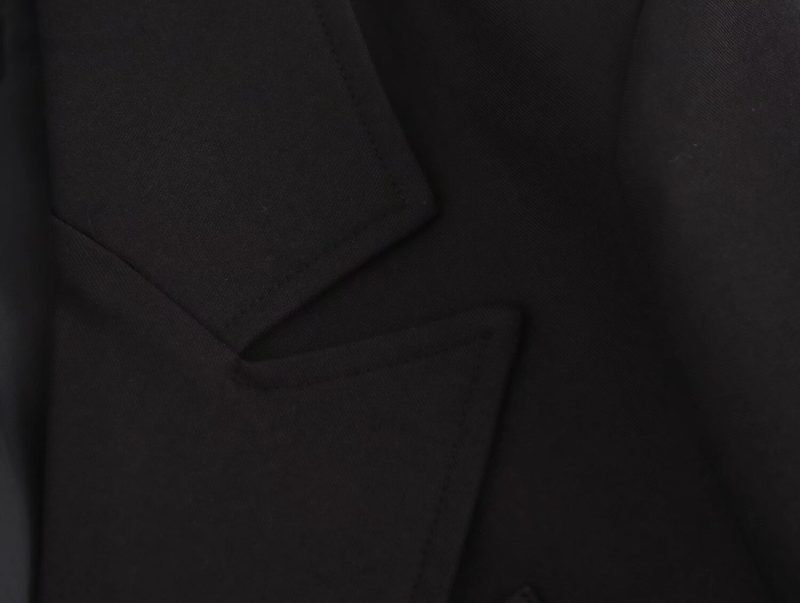 Women's Padded Shoulder Slim Blazer - Image 4