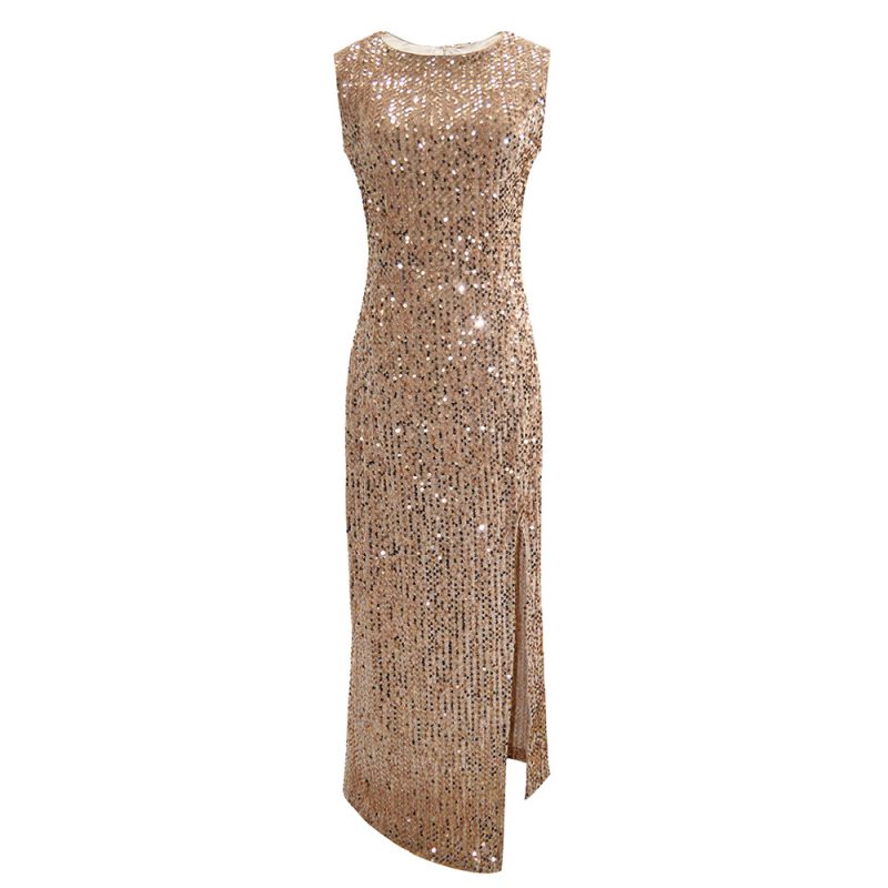 Sexy High-Slit Sequin Dress - Image 4