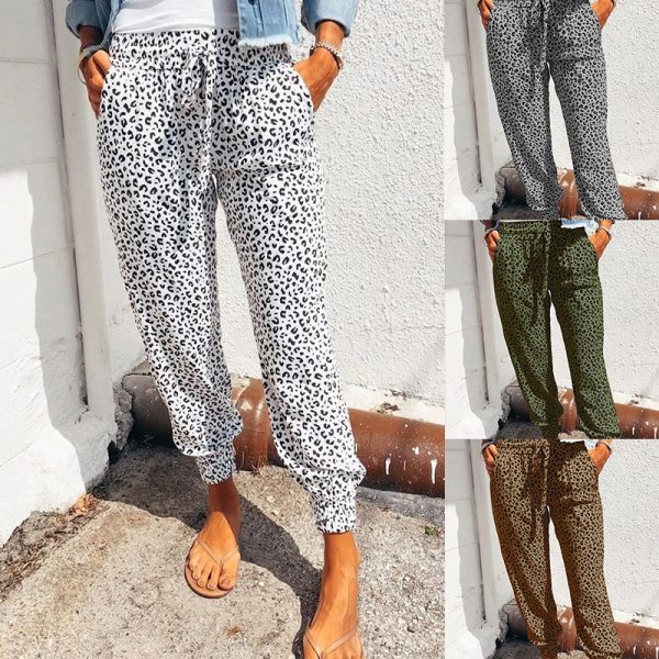 Women's Loose Floral Print Pants - Image 4