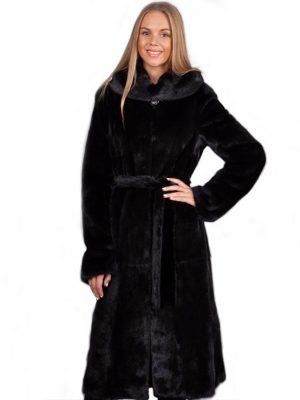 Women’s Long Artificial Mink Coat