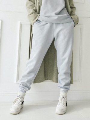 Embroidered Drawstring Sweatpants