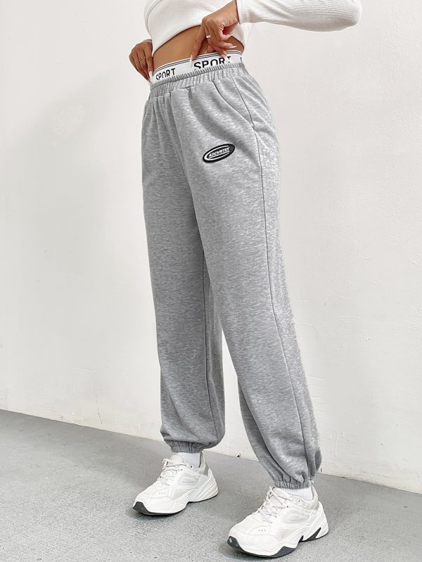 Women's Gray Wide Leg Dance Pants - Image 3