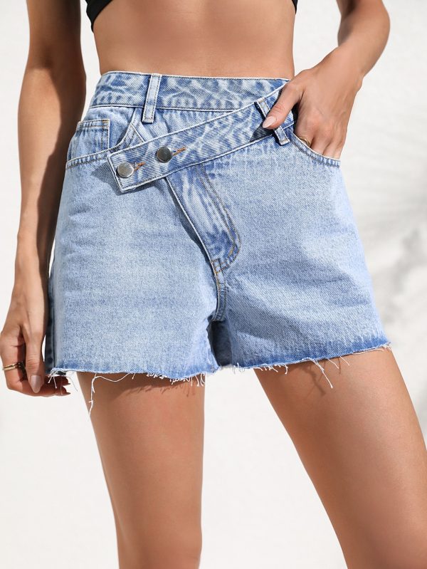 Casual Women's Denim Shorts - Image 3