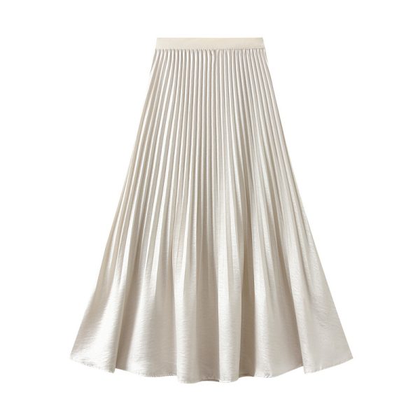 Elegant Pink Fishtail Midi Skirt - Image 2