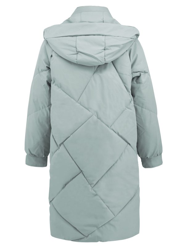 Mid-Length Hooded Thermal Coat - Image 4